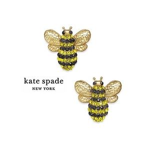 NEW kate spade Crystal Bee Stud Earrings